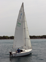 Sailboat on St. Clair River